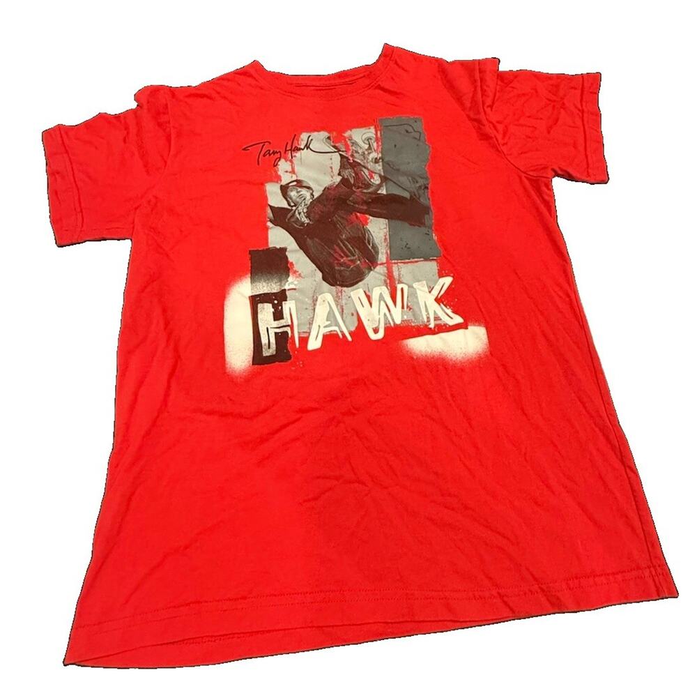 Tony Hawk Men’s Large T Shirt Red Skateboard Graphic Skater Tee L 2020